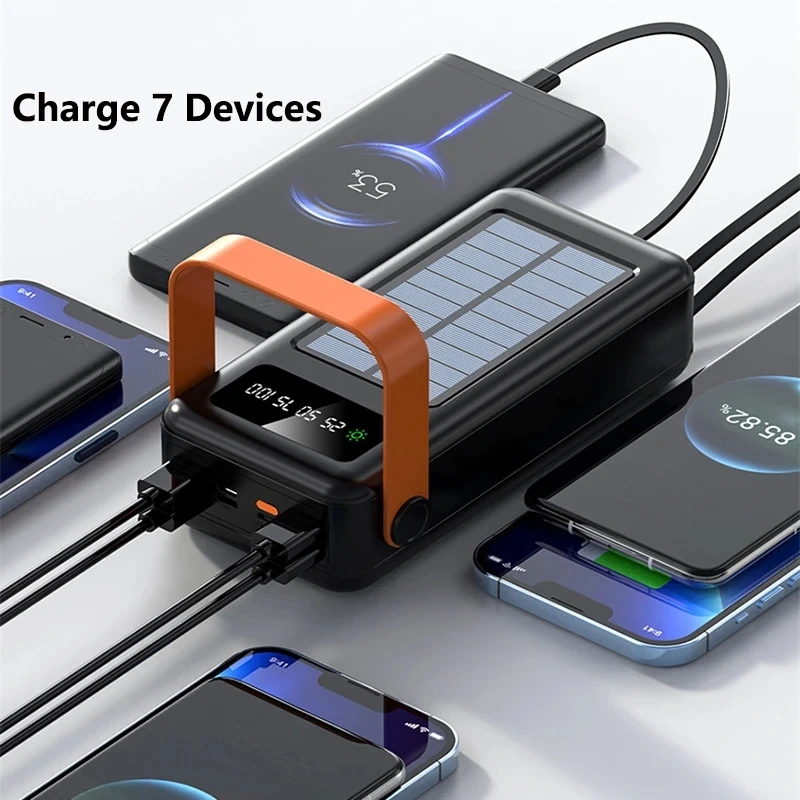 Power Bank 100000mAh dengan Pa - Solar Emergency Charger ulasan dan harga